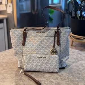 Michael Kors purse and wallet